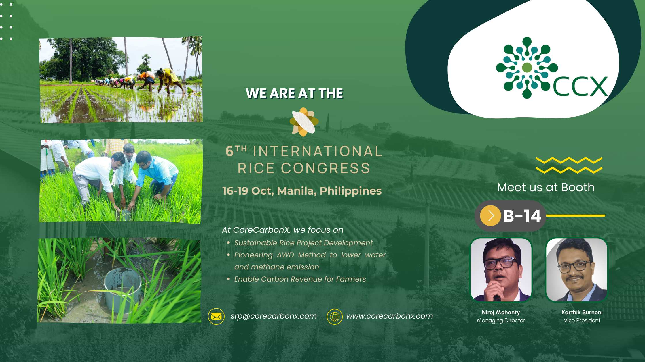 Western Rice Conference 6th International Rice Congress - CoreCarbonX
